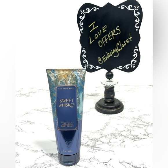 Bath & Body Works Sweet Whiskey Ultra Shea Body Cream Discontinued - Picture 1 of 4